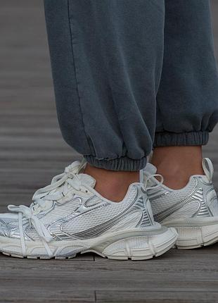Кросівки  3xl white silver