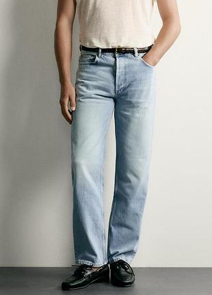 Чоловічі штани zara straight fit
