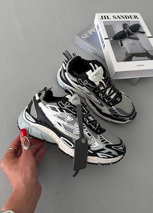 Кросівки off-white be right back grey black