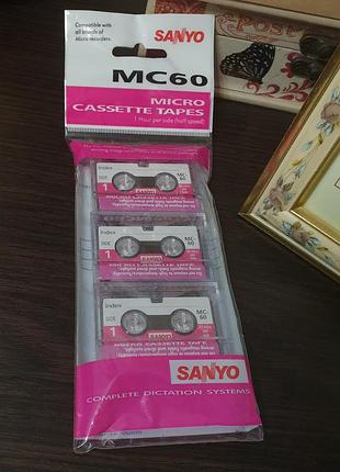 Абсолютно нові мікрокасети sanyo mc60 (англія)