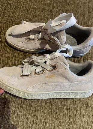 Брендові замшеві кросівки puma