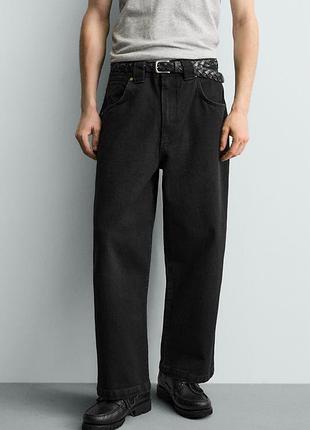 Чоловічі джинси zara relaxed fit carpenter trousers