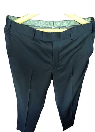 Брюки ted baker wool trousers black