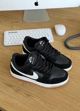 Кросівки nike dunk black gum 🖤
