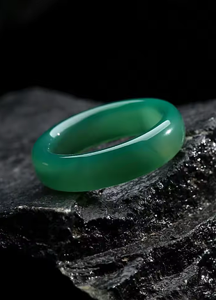 Кольцо "green chalcedony"