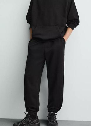 Чоловічі базові спортивні штани zara regular fit