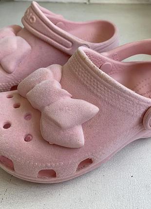 Крокси з велюровим напиленням 🐊 crocs 28р. оригінал