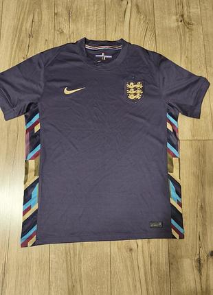 Футболка чоловіча nike темно-синя з принтом