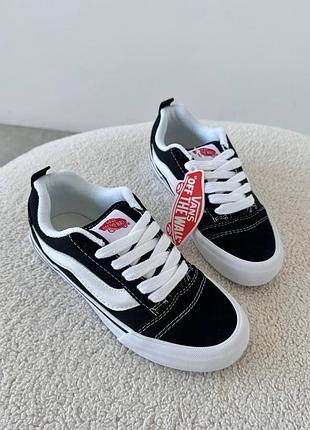 Vans knu skool black white 🖤