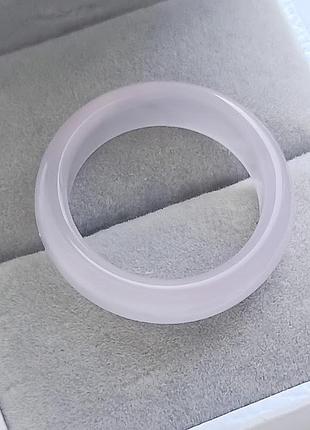 Кольцо "pink chalcedony" 6