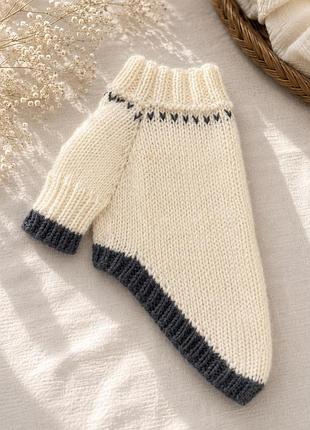 Светрик для чихуахуа 🧶 ручна робота, теплий, 29 см