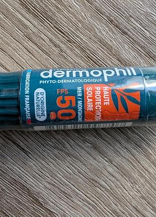 Dermophil sun защитный бальзам для губ spf 50+ новый