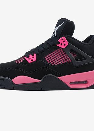 Кросівки jordan 4 retro neon pink