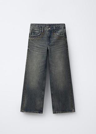 Джинси wide leg дитячі 122 рощмір