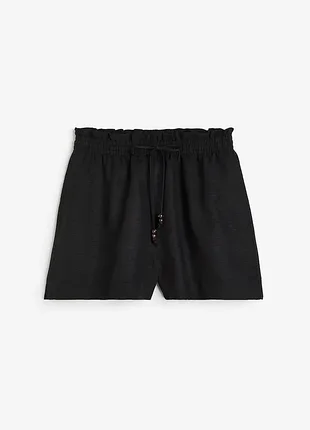 Шорти з льоном h&m