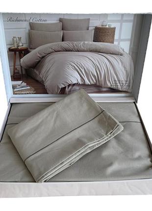 Постільна білизна maison d'orämond beige ранфорс євро