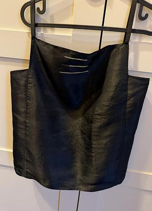 Вінтажний шовковий топ donna karan s/m