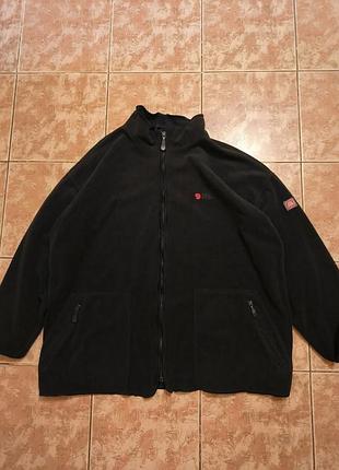 Fjallraven vintage 90s fleece jacket men's xxl black windstopper