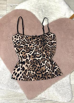 Топ в леопардовий принт від zara