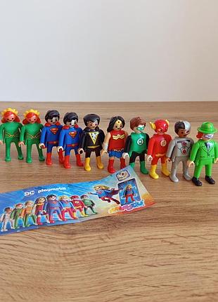 Игрушки kinder dc playmobil