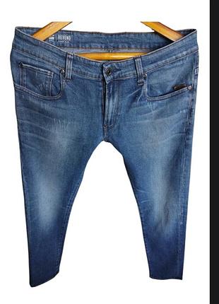 Джинсы g-star raw revennd super slim jeans holland stretch blue.