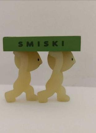 Фосфорна фігурка smiski moving series — teamwork (сміскі)