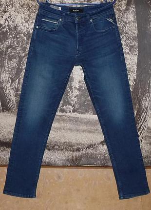Оригинальные  blue jeans "replay" grover w32 l30 пояс-82+см.