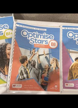 Комплекти підручників optimise stars a2/b1/b1+/b2