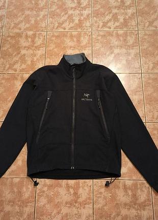 Arc'teryx gamma sv softshell polartec jacket 00s men's size m black full zip