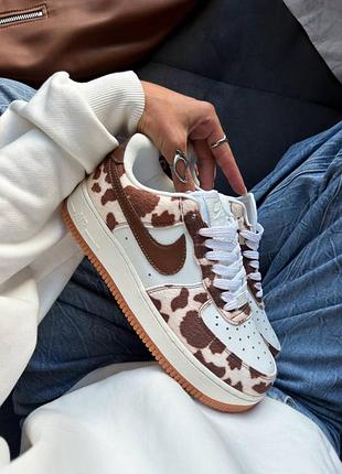 Air force 1 cow print field