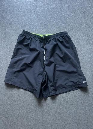 Спортивные шорты 2 в 1 с компрессионным подкладом nike pro running р.м
