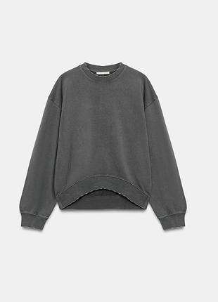 Стильний світшот zara, варений ефект