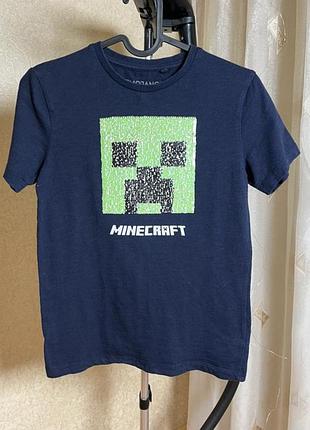 Паетки перевертні  майнкрафт 
 mojang minecraft футболка