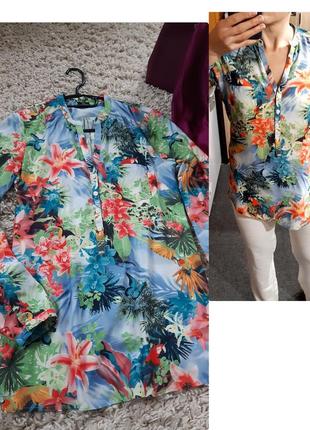 Очень красивая блуза в яркий принт ,modeleine, p. 10/12