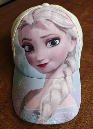 Дитяча кепка disney frozen elsa yellow cotton adjustable girls baseball cap