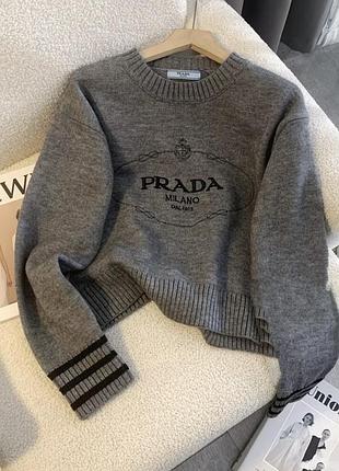 Светр зимойвий вʼязаний светр prado