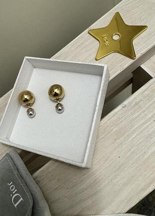 Christian dior серьги оригинал