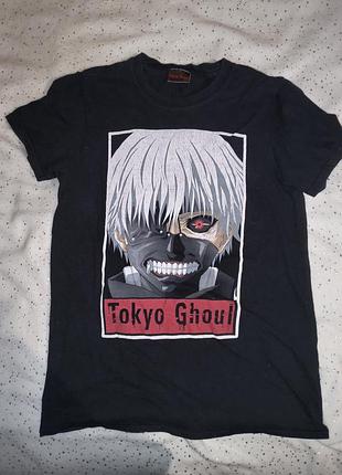 Оригінальна аніме футболка tokyo ghoul (мерч, канекі), розмір s/m
