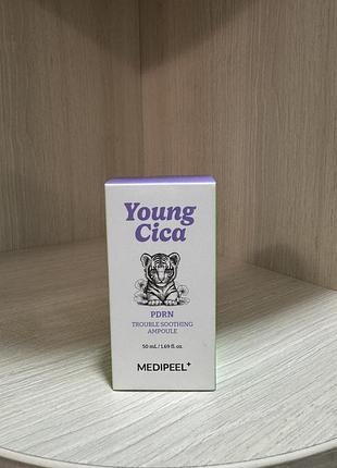 Заспокійлива ампульна сироватка з porn та екзосомами
medipeel young cica porn trouble soothing ampou