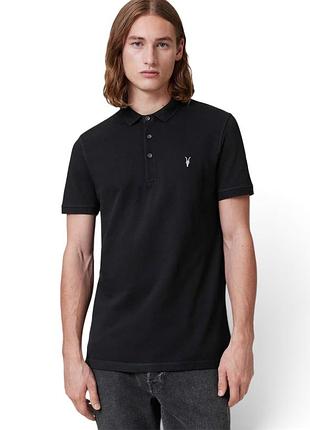 Allsaints поло polo футболка чоловіча чорна s m polo