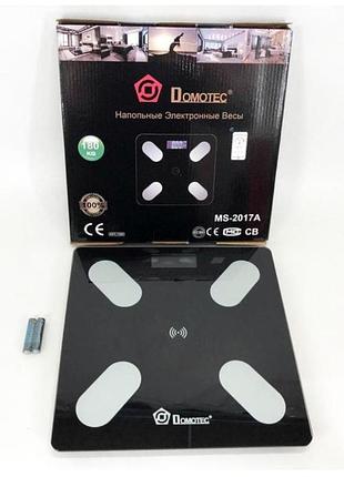 Напольная умная фитнес вес bluetooth с приложкой на телефон