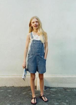 Джинсовий комбінезон zara, 6-7 років