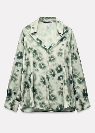 Сорочка сатинова zara,p. xxl