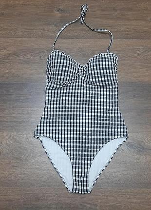 Красивый сдельный слитный цельный сплошной купальник h&m