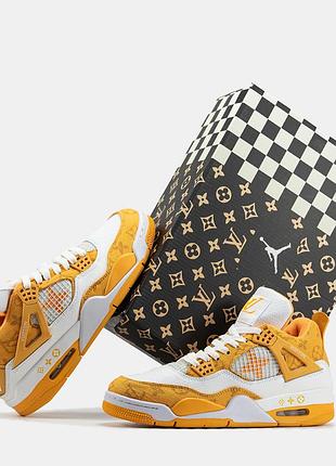 Мужские кроссовки nike air jordan 4 x louis vuitton