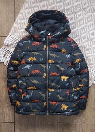 Демисезонная курточка с динозаврами от h&amp;m на мальчика 7-8 лет 🦖🦕