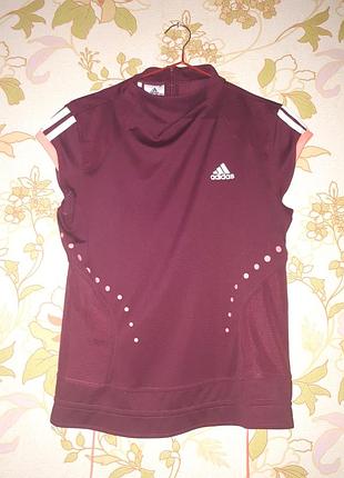 Бордо футболка adidas, разм. м, наш 44