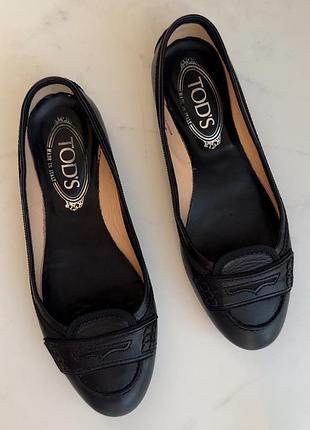 Шкіряні балетки tod’s оригінал