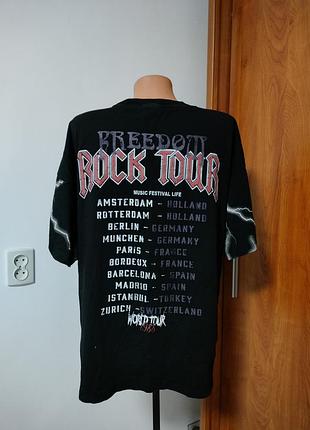 Винтажная оригинальная футболка мужская rock tour