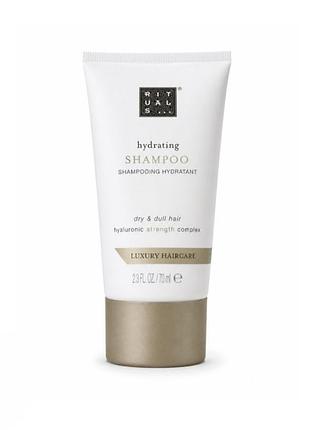 Шампунь для волосся rituals hydrating shampoo із колекції hair care 70 мл